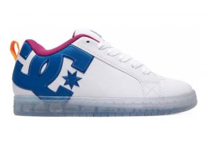 DC Court Graffik SE White/Black/Cyan
