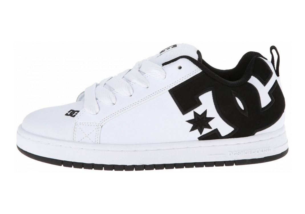 DC Court Graffik SE Bianco (White/White/Black)
