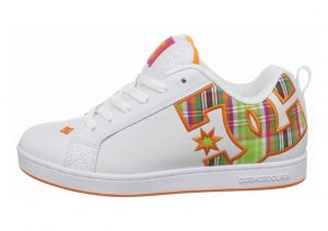 DC Court Graffik SE White/Citrus/Plaid