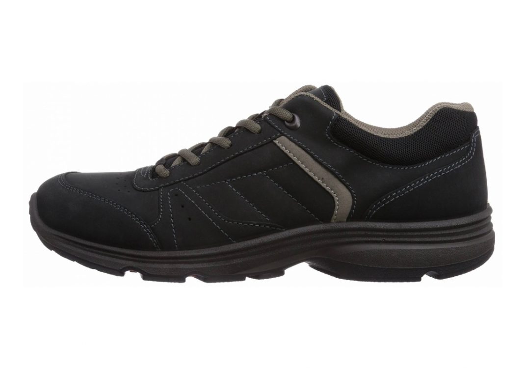 Ecco Light IV Schwarz (Black/Black Oil Nubuck/Textile51707)