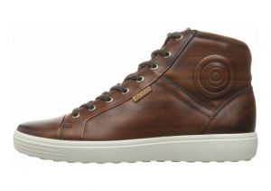 Ecco Soft 7 High Top Brown