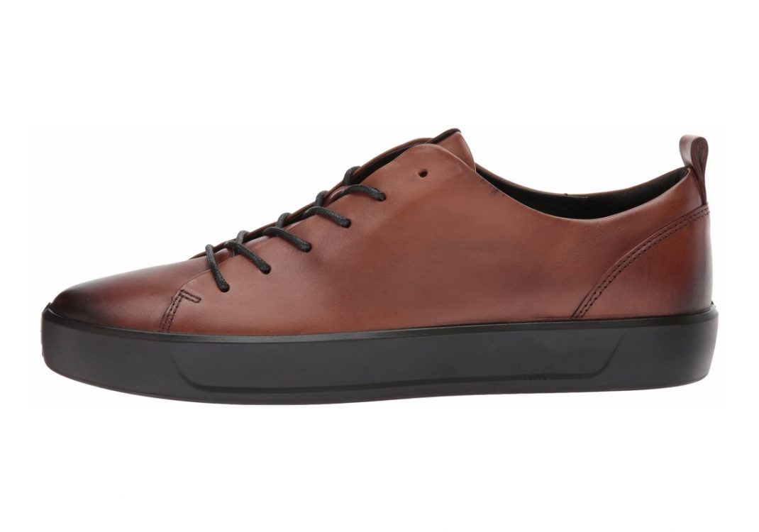 Ecco Soft 8 Tie Brown