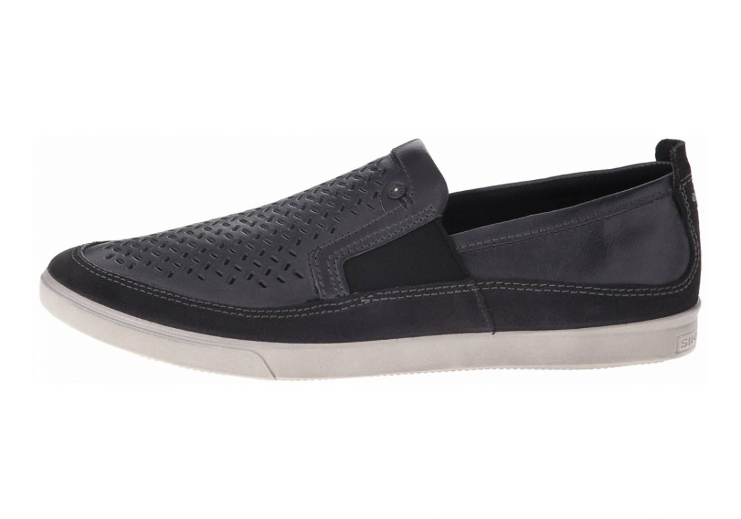 Ecco Collin Perf Slip On Black