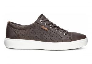 Ecco Soft 7 Perf Tie Coffee