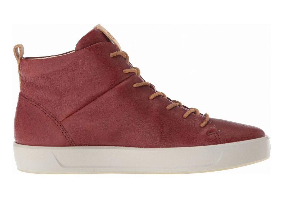 Ecco Soft 8 High Top Red