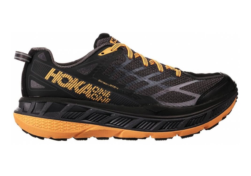 Hoka One One Stinson ATR 4 Black / Kumquat
