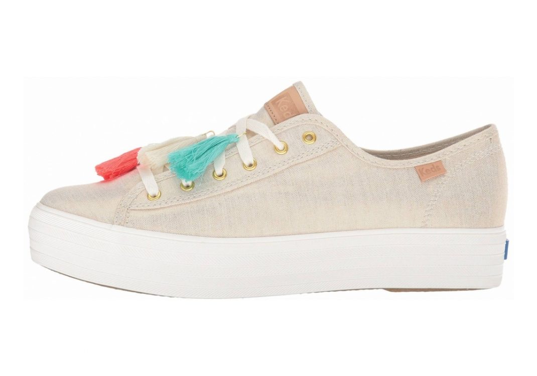 Keds Triple Kick Tassel Beige