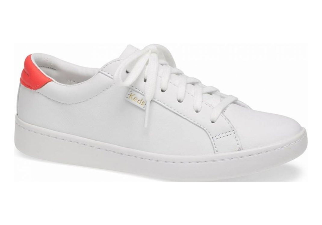 Keds Ace Leather White Coral