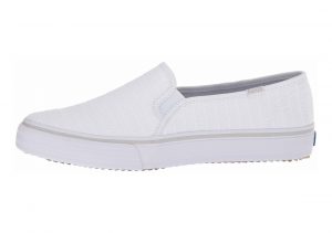 Keds Double Decker Eyelet Stripe White