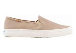 Keds Double Decker Leather Beige