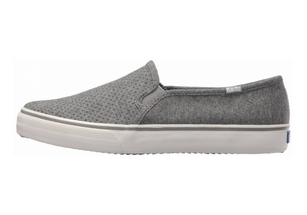 Keds Double Decker Perf Jersey Charcoal