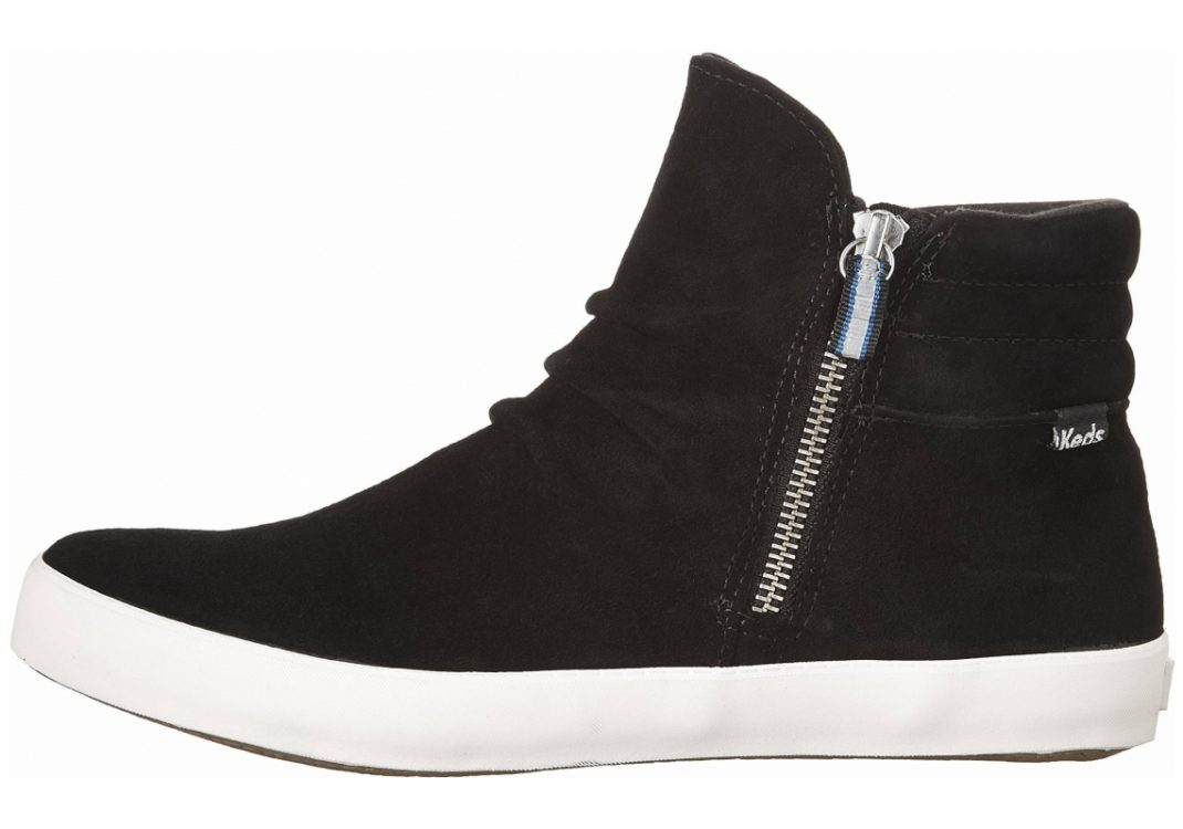 Keds Midtown Zip Suede WX Black