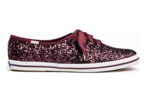Keds x Kate Spade New York Champion Glitter Deep Cherry