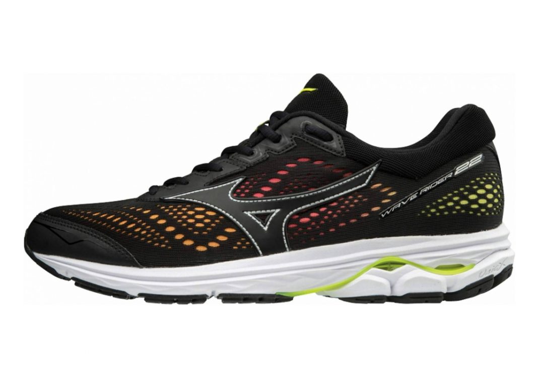 Mizuno Wave Rider 22 Black / Black / Safe