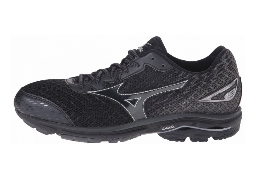 Mizuno Wave Rider 19 Black/Dark Shadow