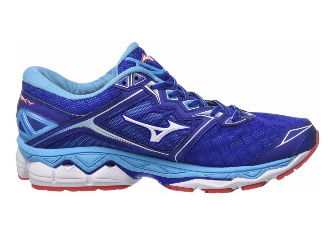Mizuno Wave Sky bleu foncÃ©/bleu/blanc