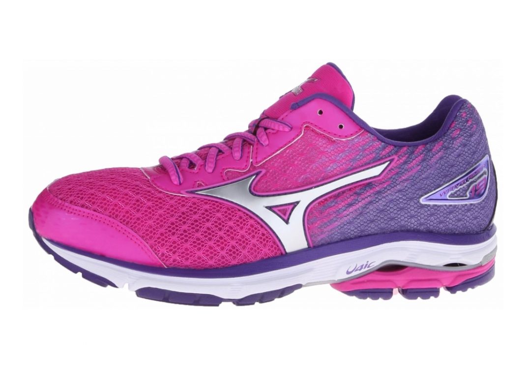 Mizuno Wave Rider 19 Fuchsia Purple/Silver