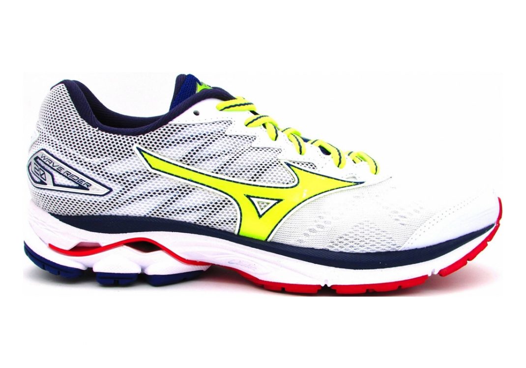 Mizuno Wave Rider 20 White / Pink Glo / Blue Print