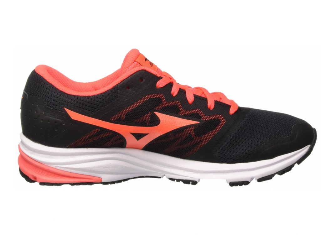 Mizuno Synchro MD Multicolor (Black/Fierycoral)