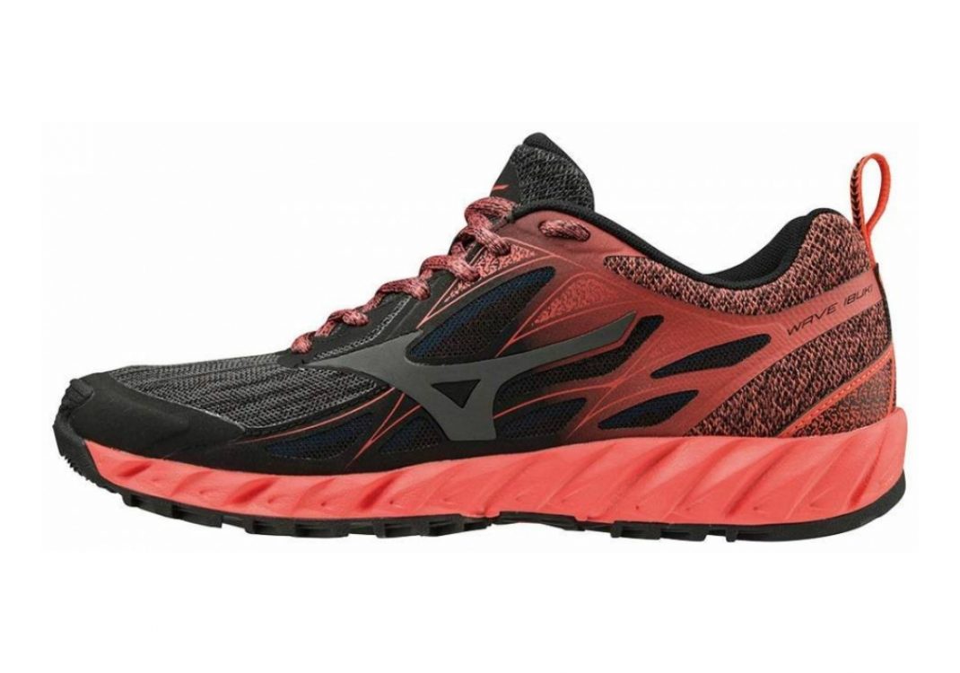 Mizuno Wave Ibuki Black / Dark Shadow / Hot Coral