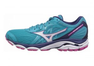 Mizuno Wave Inspire 14 Peacock Blue / White / Fuchsia Purple