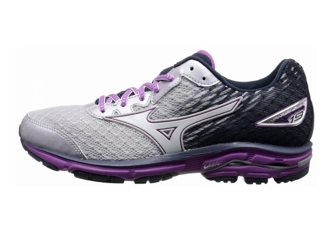 Mizuno Wave Rider 19 Lilac Marble/White