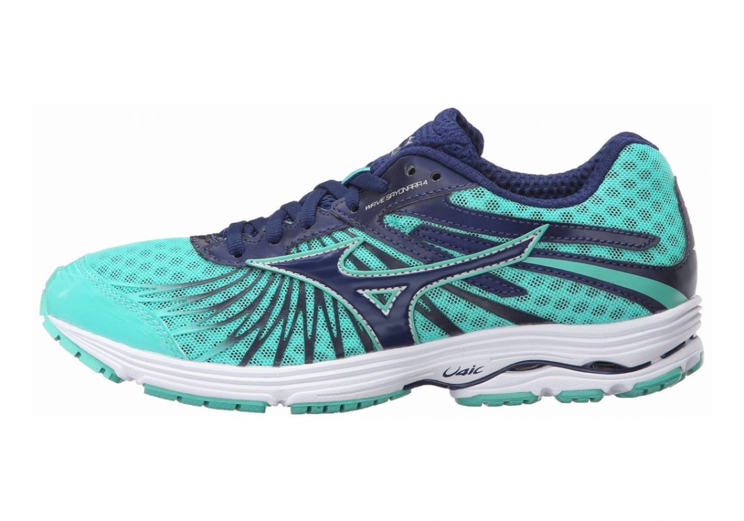 Mizuno Wave Sayonara 4 Blue Depths-electric Green