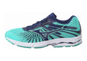 Mizuno Wave Sayonara 4 Blue Depths-electric Green