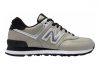 New Balance 574 Seasonal Shimmer Silver with Black