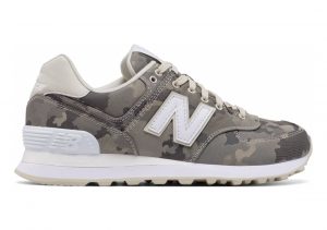New Balance 574 Camo Off White with White & Grey