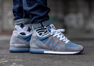 New Balance 996 Grey/Blue/Orange
