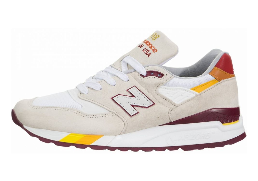 New Balance 998 White/Red