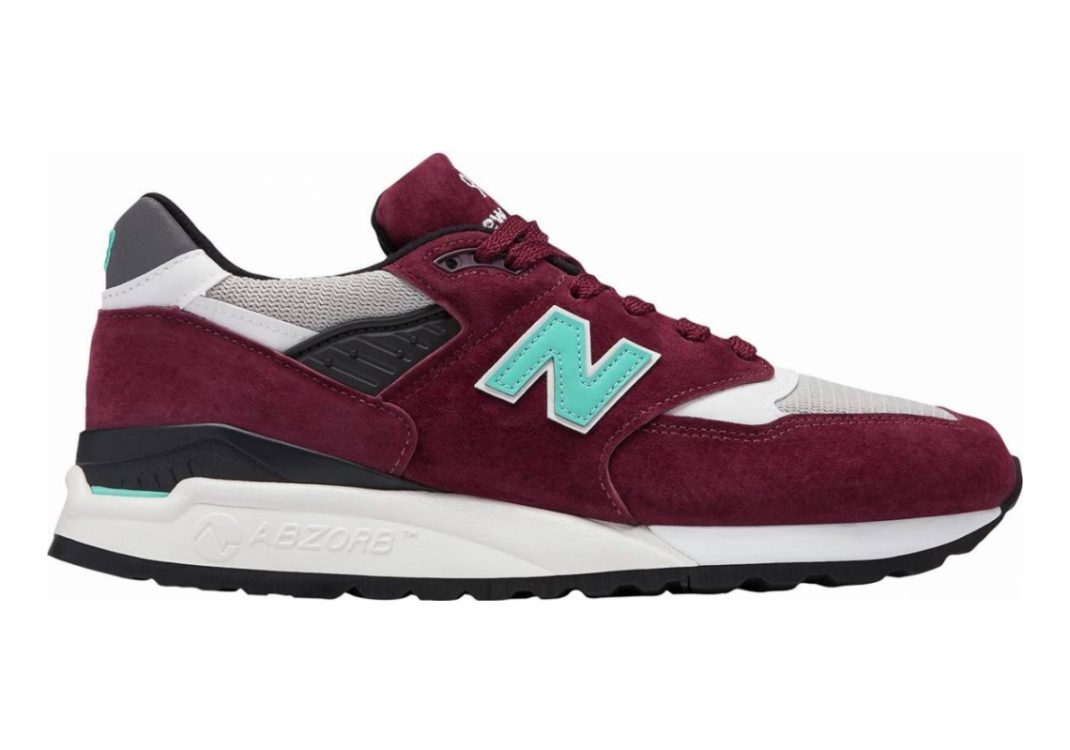 New Balance 998 Burdeos