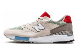 New Balance 998 Beige/Red/Green