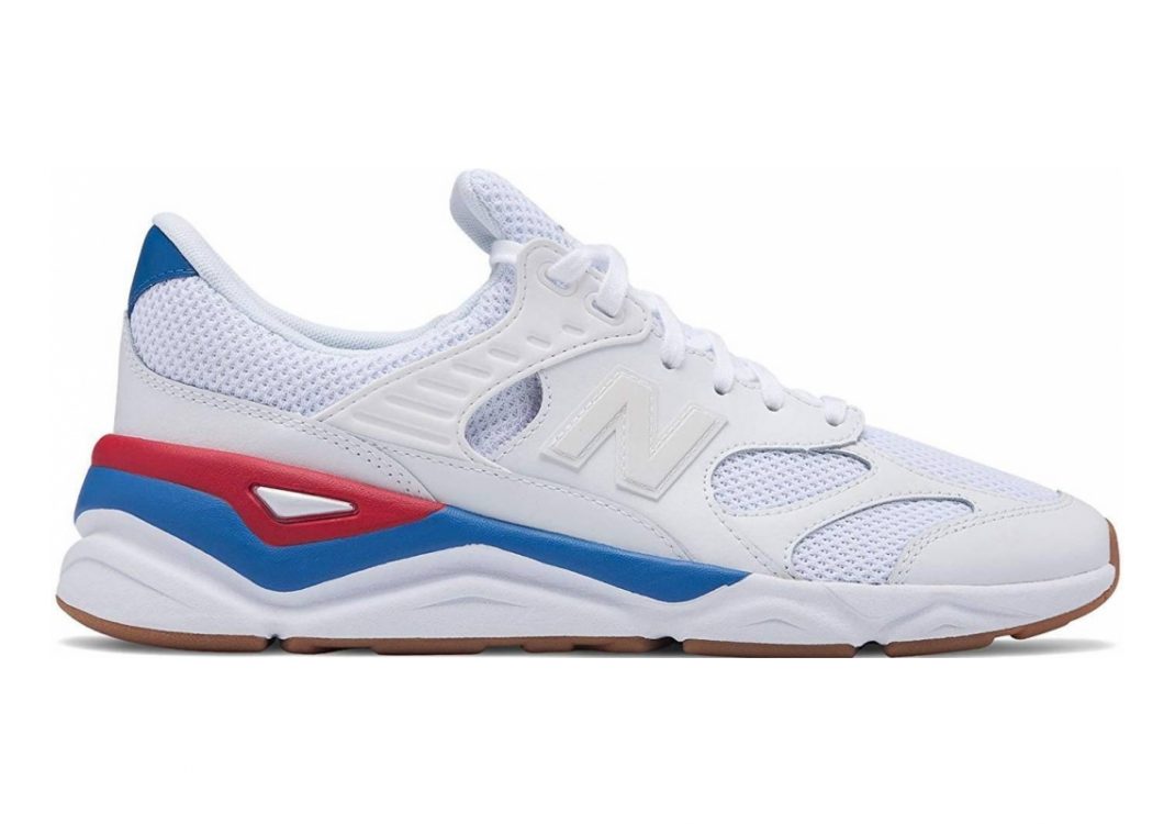 New Balance X-90 White (Munsell White/Classic Blue/Chilli Pepper Wb)