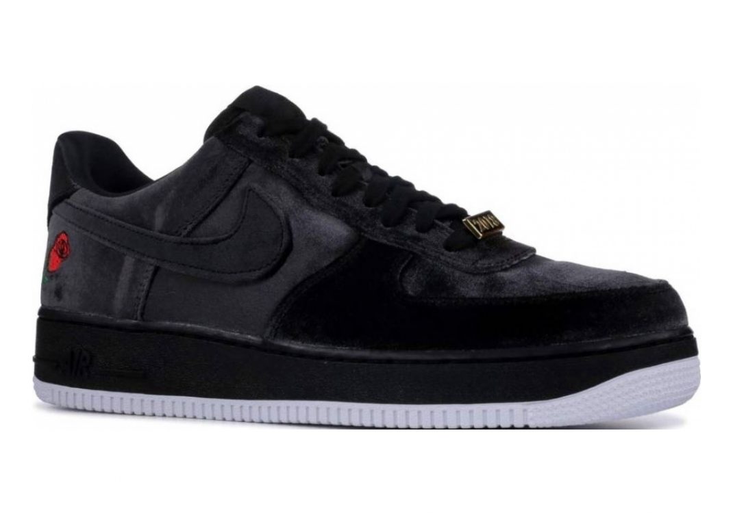 Nike Air Force 1 07 QS Black, Black-white