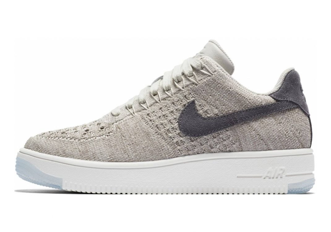 Nike Air Force 1 Flyknit Low Pale Grey/ Dark Grey/ White