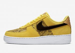 Nike Air Force 1 Low Yellow Snakeskin
