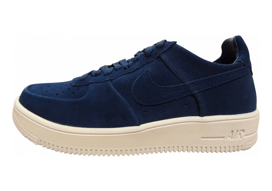 Nike air force 1 cheap suede bleu