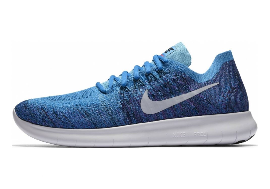 Nike Free RN Flyknit 2017 Blue Orbit/Pure Platinum-black