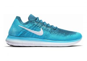 Nike Free RN Flyknit 2017 Blue (Blue Lagoon / Pure Platinum-legend Blue 400)