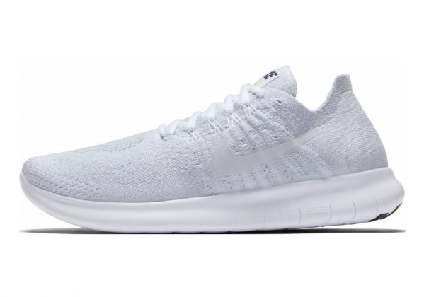 Nike Free RN Flyknit 2017 White/White/Pure Platinum/Black