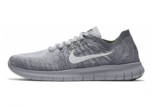 Nike Free RN Flyknit 2017 Wolf Grey/White-anthracite-cool Grey