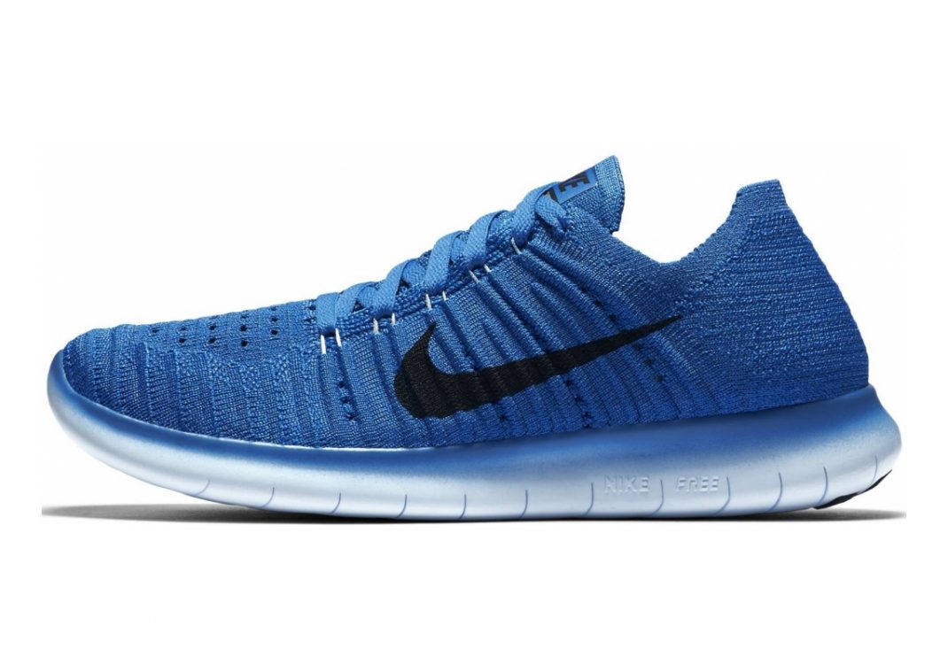 Nike Free RN Flyknit Orange (Concord / Black-pht Blue-gmm Bl)