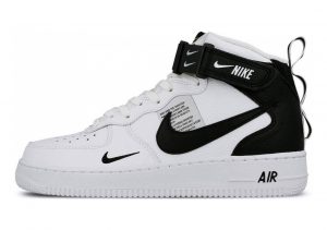 Nike Air Force 1 07 Mid LV8 Bianco (White/Black/Tour Yellow 103)