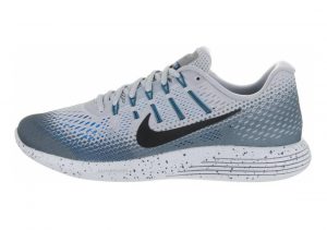Nike LunarGlide 8 Shield Wolf Grey/Black-cool Grey-blue Glow