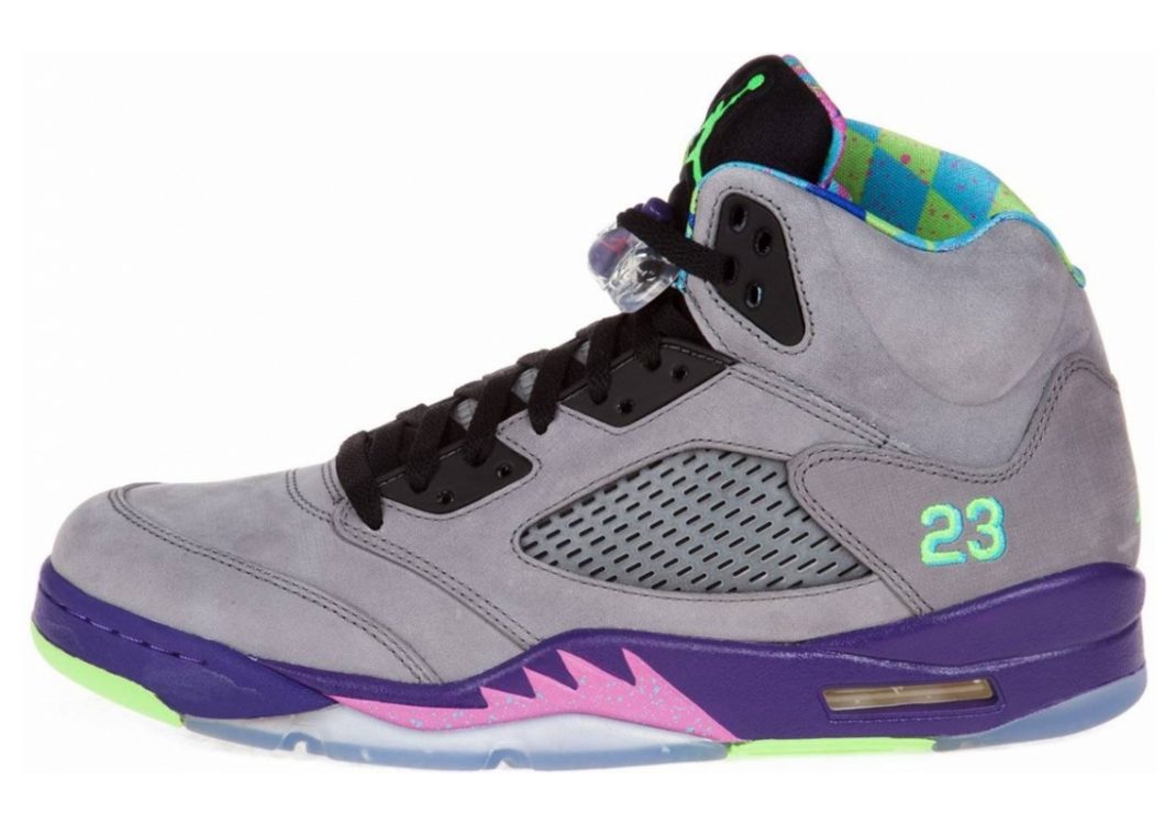 Air Jordan 5 Retro cl gry, clb pnk-crt prpl-gm ryl