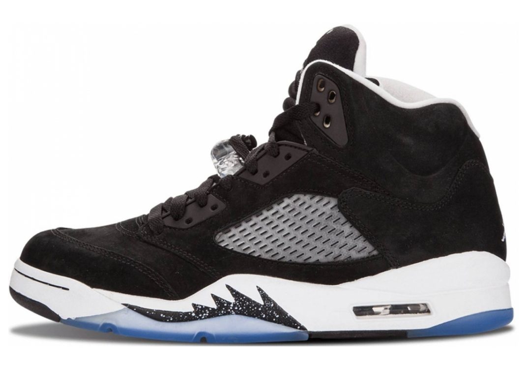 Air Jordan 5 Retro black, cool grey-white