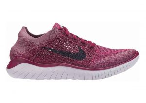 Nike Free RN Flyknit Raspberry Red / Blue Void / White