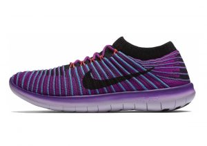 Nike Free RN Motion Flyknit Blue (Hypr Vlt / Black-gmm Bl-ttl Crmsn)